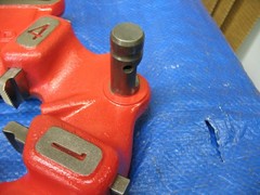 RIDGID 811A DIE HEAD VERY GOOD 1&Prime; &ndash; 2&Prime; NPT DIES Refurbished Thru Head Oiling #3