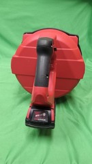 Milwaukee 2772-20 Drain Snake Cable Drive 1.5Ah Battery Charger Red Case USED