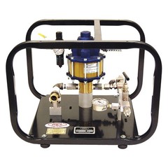 WHEELER-REX 32450 Hydro Test Pump,0.1 gpm,28 scfm,3/4 in 45EJ62