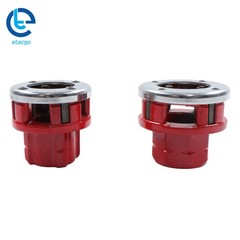 BSPT Pipe Threader 7 Size W/ Handle Pipe Threader Threading 3/8&Prime; To 2&Prime; Dies