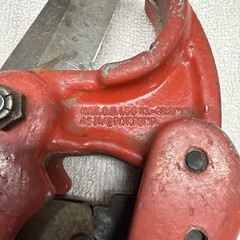 Reed MFG. Co. Ratcheting Pipe Tubing Cutter Tool. 1.66 In. MAX OD Capacity