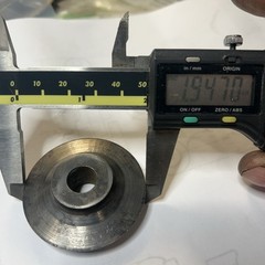 VINTAGE ELLIS & FORD PIPE CUTTER WHEEL [OD: 1-15/16, BORE: 7/16] (QTY: 1) NOS