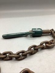 Used Greenlee Chain Puller 37&Prime; Lever Hoist Hand Operated With Handle