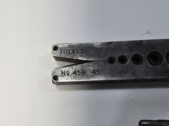 Ridgid 45 Degree Pipe Tube Flaring Tool 459 USA Non-Ratcheting 1/8&Prime; &ndash; 3/4&Prime;