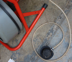 Ridgid K375, 1/3HP./115V Drum Drain Cleaning Machine w/C-32 Cable(75&prime;)