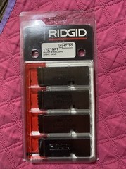 Ridgid 47750 1&Prime; To 2&Prime; 11-1/2&Prime; NPT Pipe Dies, Alloy Rh, for Universal Die Heads