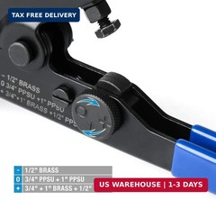 IWISS iCrimp PEX-1210C PEX Crimp Ring Removal Tool for 1/2-Inch,3/4-Inch,1-Inch
