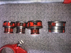 RIDGID OO-R DIE HEADS 1/2&Prime; 3/4&Prime; 1&Prime; 770 ADAPTOR 12-R REAMER 254 D-286