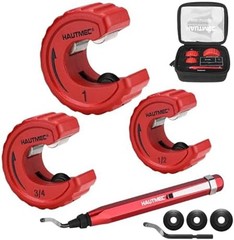 HAUTMEC Copper Tubing Cutter Set 3 PCS Copper Pipe Cutter Tool, In Portable S&hellip;