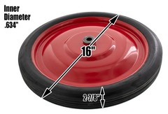 Steel Dragon Tools&reg; 27442 16in. Wheel for 150A & 200A Cart