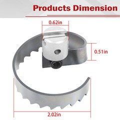 2 Inch- 63025 T-209 Spiral Cutter for Ridgid K-50/K-400 Drum/Sectional Machines