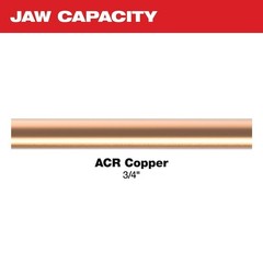 Milwaukee Tool 49-16-2655M 3/4 In. Streamline Acr Press Jaw For M18 Force Logic