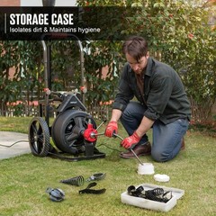 Heavy-Duty 6-Blade Root Cutter for 1.5-4&Prime; Pipes &ndash; 9-in-1 Set