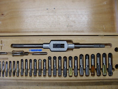 HUGE BICO West Germany 51 Pc. Metric Tap & Die Set W/Wood Case,EXCEPTIONAL.L@@K!