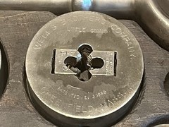 Vintage Little Giant Wells Bros. Taps and Dies with Box GREENFIELD MASS USA