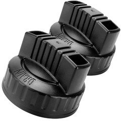 47922 Vac Drain Cap Compatible with Ridgid Shop Vacuum Cleaner, 1.97&rdquo; Black