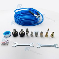 200FT Sewer Jet Hose 1/4&rdquo; NPT Sewer Jetter Kit for Pressure Washer 5800PSI US