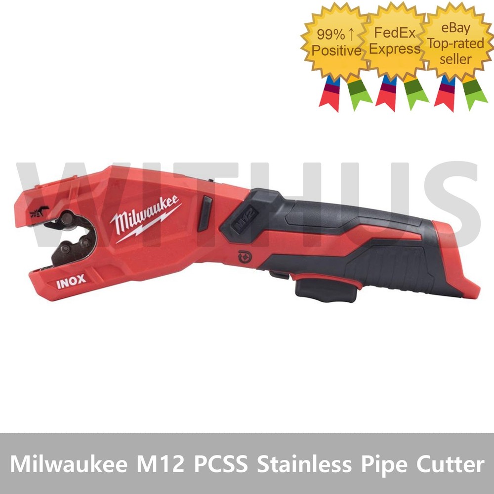 Milwaukee M12 PCSS 12V Li-Ion Cordless Stainless Pipe Cutter Tool Only
