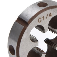 Alloy Steel 5 Chip Holes Thread Die Tool For Pipe Threading