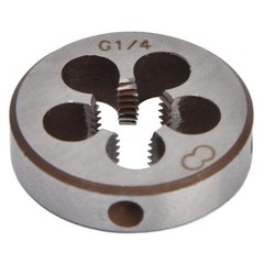 Alloy Steel 5 Chip Holes Thread Die Tool For Pipe Threading