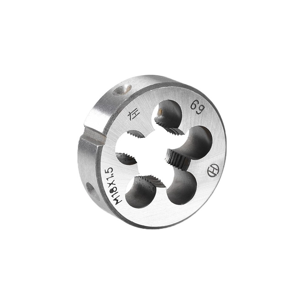 M18 x 1.5 Round Die Left-hand Thread Machine Threading Die 45mm OD Alloy Steel