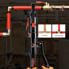 Hydraulic Copper Press Tool, Pex Crimping Tool with 1/2&Prime;, 3/4&Prime;, 1&Prime; Dies for Copp