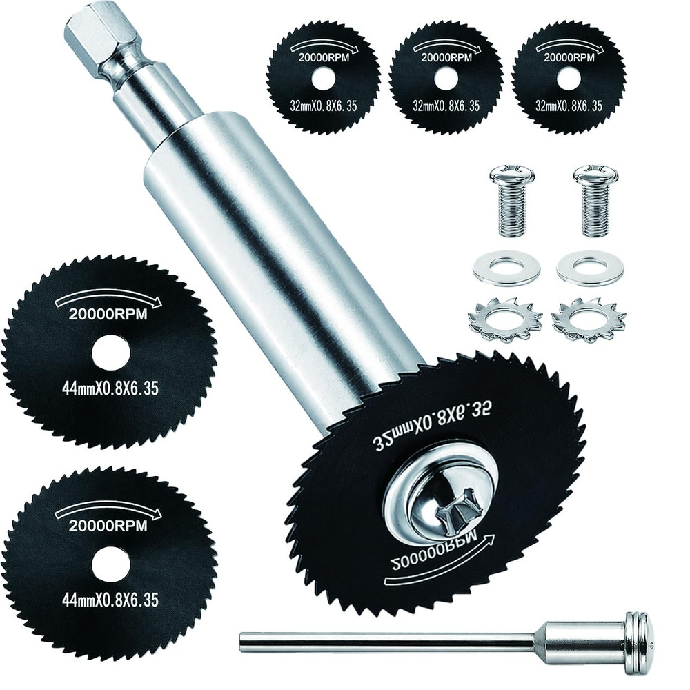 Inside Pipe Cutter for PVC Pipe with 5 Replacement Saw Blades, 1/4 Inch Hex Shan