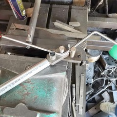 Manual Rebar Bender Metal Bending Machine Tool for Steel Round Flat Bar 180&deg;