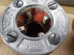 Ridgid Working 00R Pipe Threader w/6 Die 1&Prime;, 3/4&Prime;, 1/2&Prime;3 /8&Prime;, And Carrier