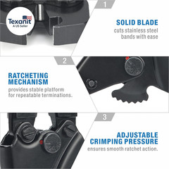 Icrimp ICP-PC01 PEX Cinch Clamp Removal Tool &ndash; Removes 3/8-In, 1/2-In, 3/4-In, 1