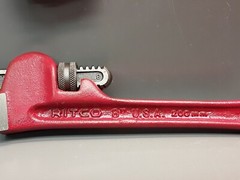 Ridgid RITCO 8&Prime; Pipe Wrench 1150 (23392) I-Beam Handle New Old Stock USA