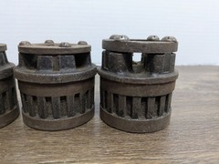 Toledo Pipe Threader Die Head Set of 4 &ndash; 1/8&Prime;, 1/4&Prime;, 3/8&Prime;, 1/2&Prime; Vintage Tools