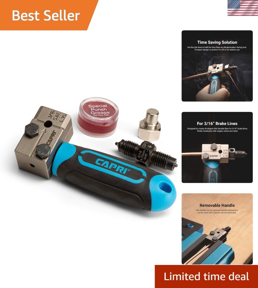 Efficient 3/16 in. Double Flaring Tool &ndash; Perfect for Automotive Applications