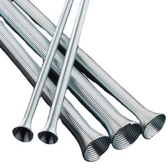 5pcs 8.5in. Spring Bending Tube Pipe Bender 1/4&Prime; 5/16&Prime; 3/8&Prime; 1/2&Prime; 5/8&Prime; Silver Set