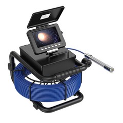 50M Pipe Inspection Camera with 512Hz Transmitter Sewer Camera Self Leveling 5&Prime;