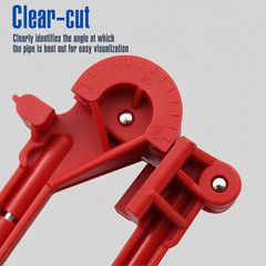 4 in 1 Tubing Bender, 0-180 Degrees Tube Bender Manual Pipe Bender Tool