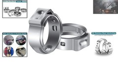 High Quality 50 Pack 1/2 Inch Stainless Steel PEX Cinch Clamps &ndash; Anti-Corrosion