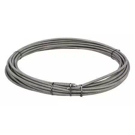 Ridgid 37842 Drain Cleaning Cable, 3/8 In Dia, 50 Ft L