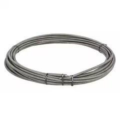 Ridgid 37842 Drain Cleaning Cable, 3/8 In Dia, 50 Ft L