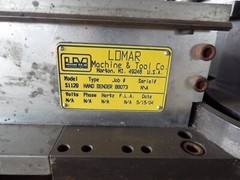 Lomar Tool S1129 prototype manual mandrel bender for 3/16-1/2 tubing.