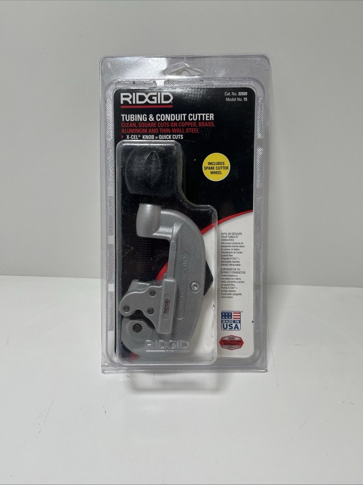 Ridgid 32920 Tubing & Conduit Cutter Model No. 15