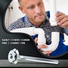 4inch Pipe Reamer Cutter Plumbing PVC Fitting Saver for Removing SCH 40 from Hub