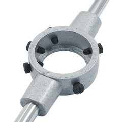 13/4 Inch 45mm Adjustable Round Die Stock Handle Wrench Holder Fits M16M20