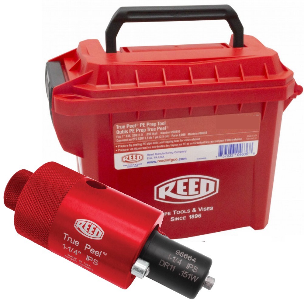 Reed Tool True Peel 1 1/4&rdquo; IPS DR11 .151&Prime; Wall PE Pipe Electrofusion Prep