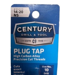 Century Drill & Tool 97310, 95009, 97312 Metric Plug Tap (LOT OF 3) **SALE**