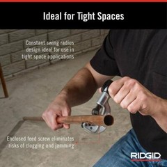 Tubing Cutter 1/8 in. to 1-1/8 in Constant Swing Copper Pipe and Stainless Steel