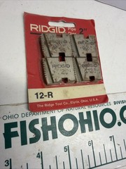 RIDGID 1 1/2&Prime; PIPE THREADER DIES 12-R