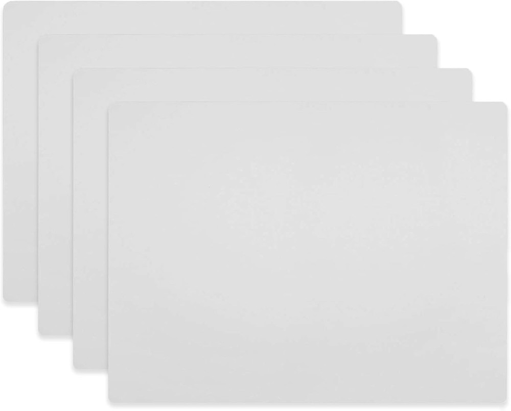 Professional Cutting Board Mats 24 x 18 Inch &ndash; 4 Pack, Extra Large White Colo&hellip;