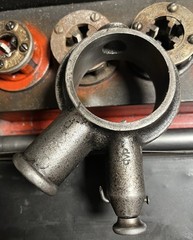 Vintage Toledo Pipe Threading Die Set 1/4&Prime; To 1-1/4&Prime; W/ Yoke & Case