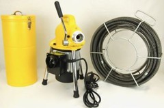 S75 BLUEROCK &reg; 3/4&Prime; to 4&Prime; Sectional Pipe Drain Cleaning Machine Snake Cleaner